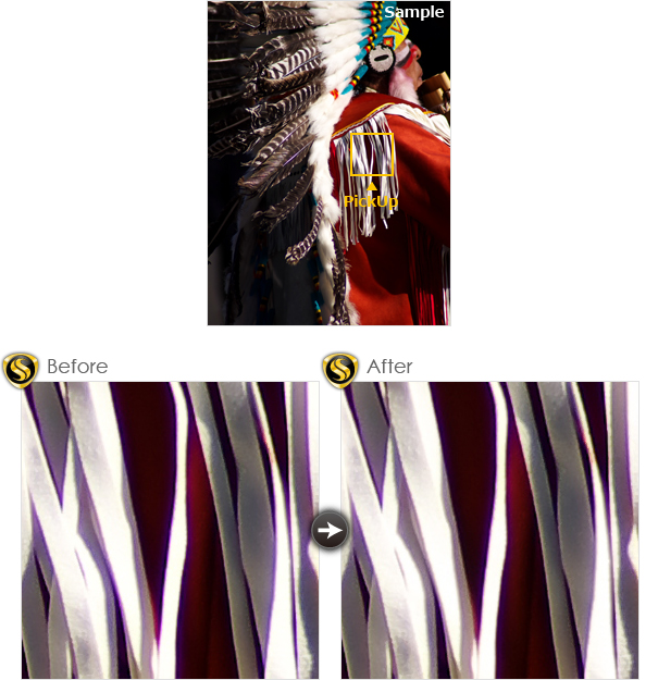 Sample:Occur around the fringes of white.