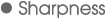 Sharpness
