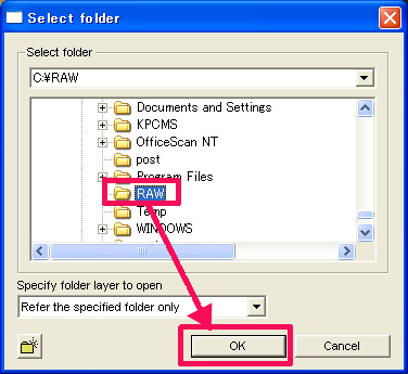 Select Folder