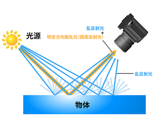 図．SILKYPIXオートホワイトバランス光源色検知の原理