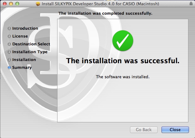 Completing installation
