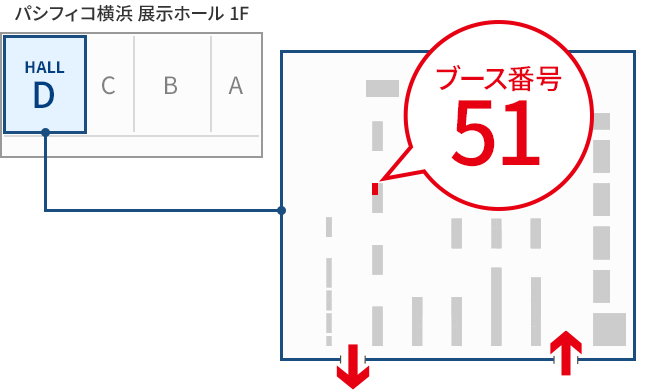 展示ホールD ブース番号:51